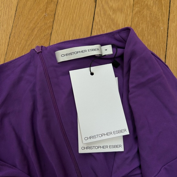 CHRISTOPHER ESBER
Vivenda Drape Front Long Sleeve Dress - Picture 11 of 11